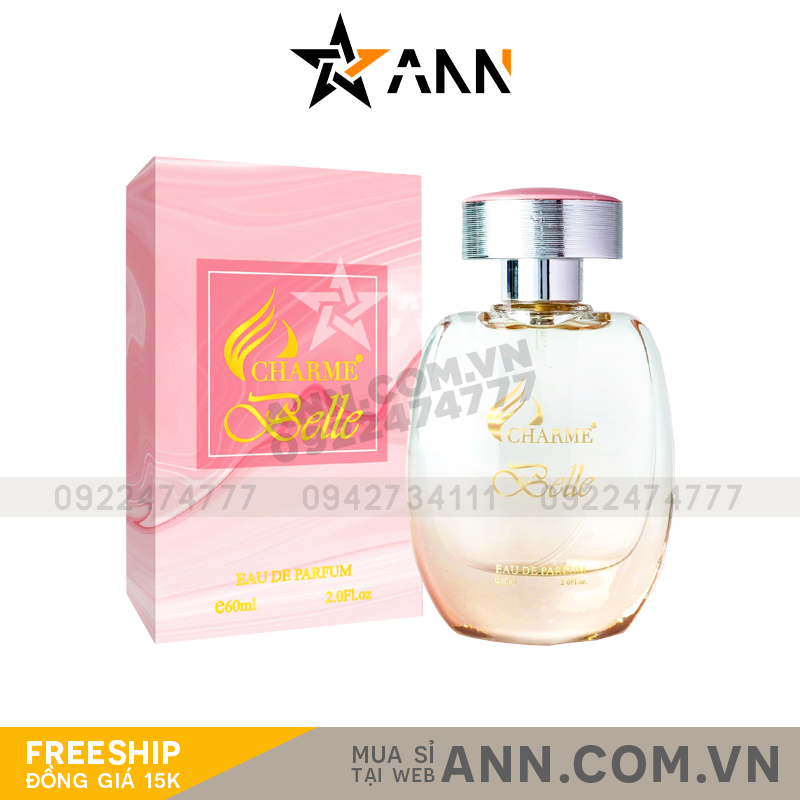 Nước Hoa Nữ Charme Belle Eau De Parfum 60ml