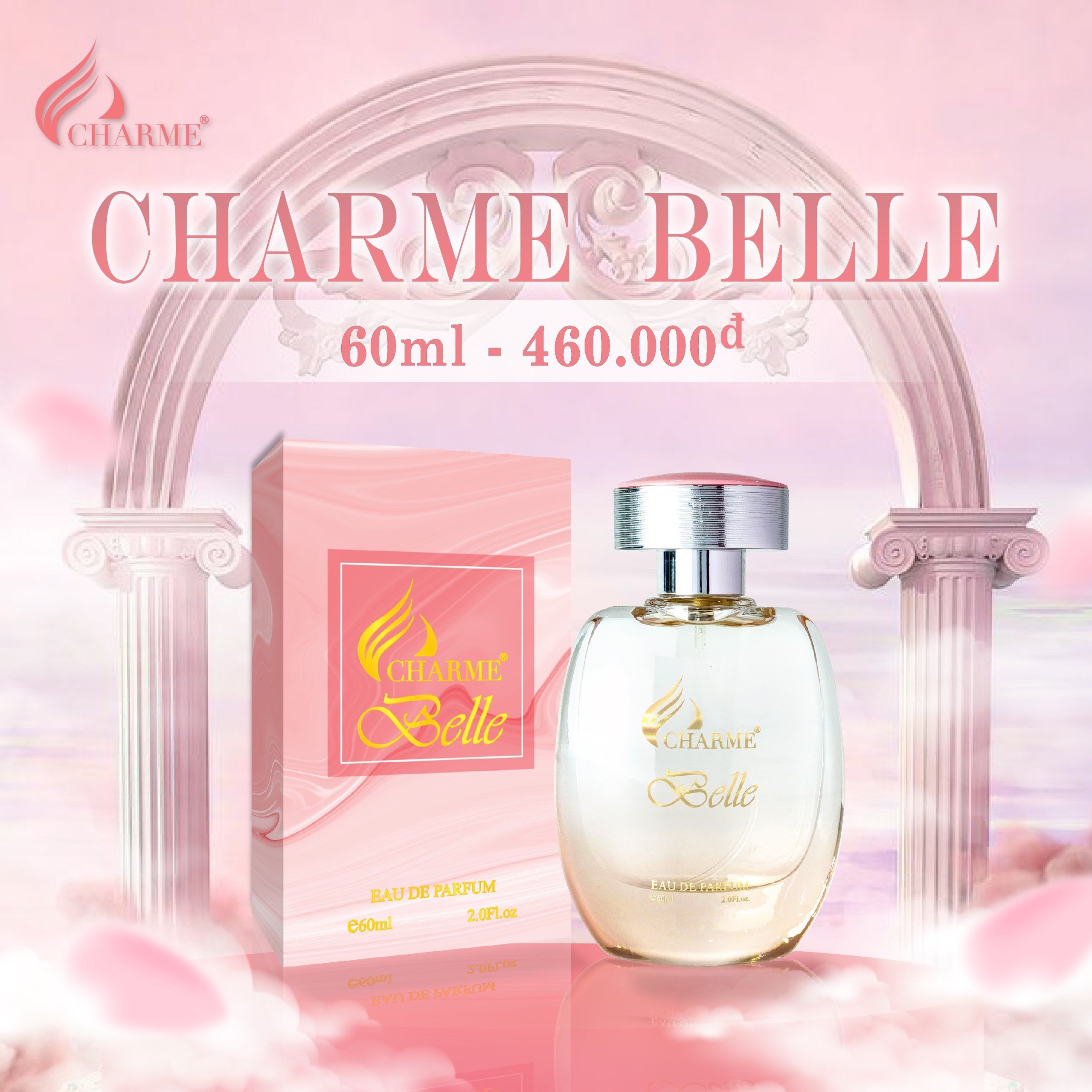 Nước Hoa Nữ Charme Belle Eau De Parfum 60ml