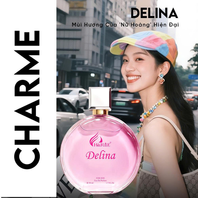 Nước Hoa Nữ Charme Delina 50ml Eau De Parfum