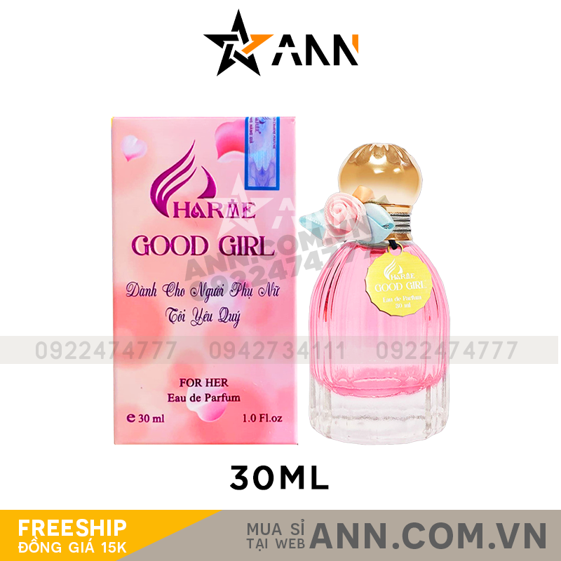 Hộp và chai 30ml, ghi rõ Eau de Parfum – For Her