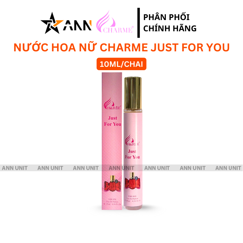 Nước Hoa Nữ Charme Just For You 10ml Eau De Parfum