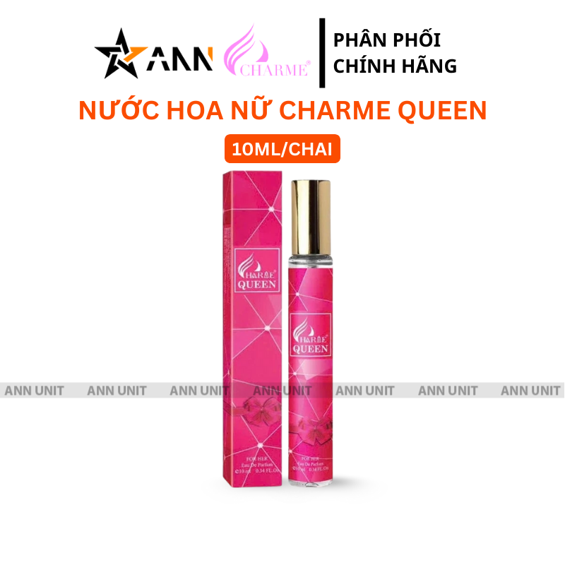 Nước Hoa Nữ Charme Queen 10ml (Eau de Parfum) – Hương Thơm Quyến Rũ Gợi Cảm