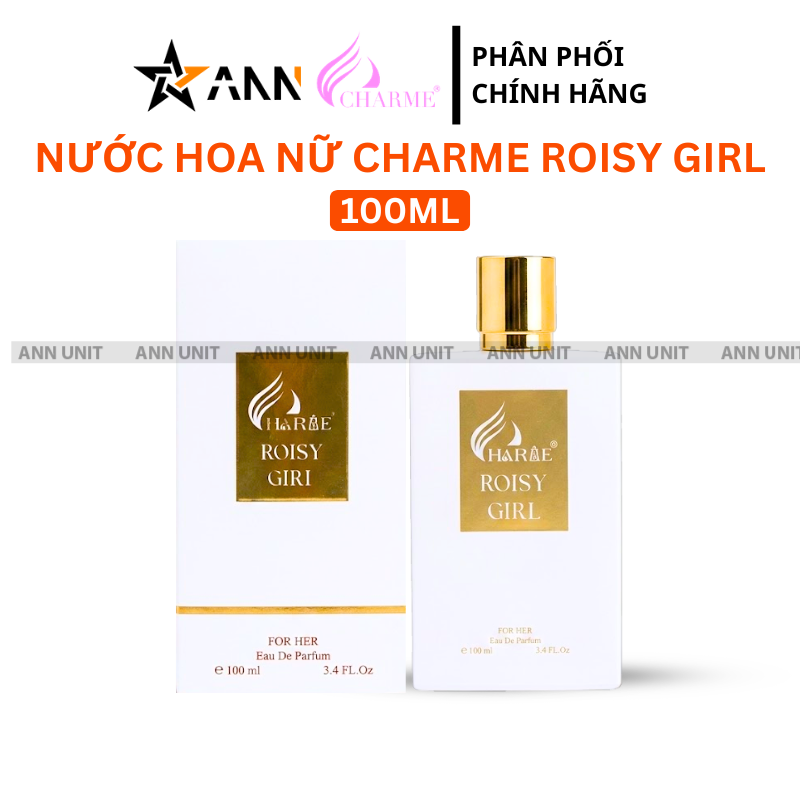 Chai và hộp sản phẩm dung tích 100ml, thiết kế màu trắng - vàng