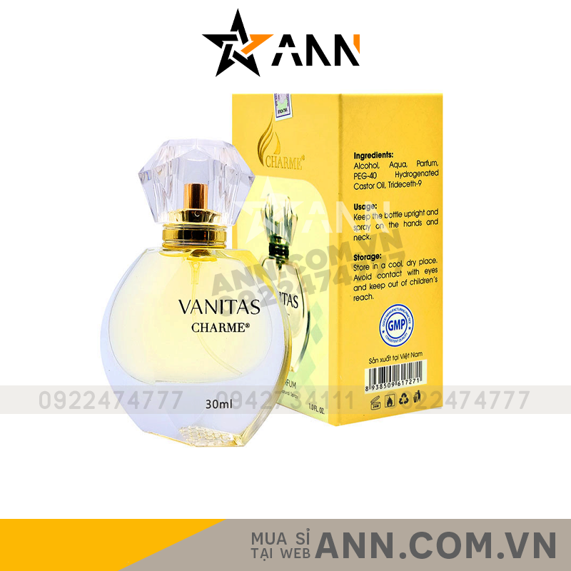 Nước Hoa Nữ Charme Vanitas 30ml