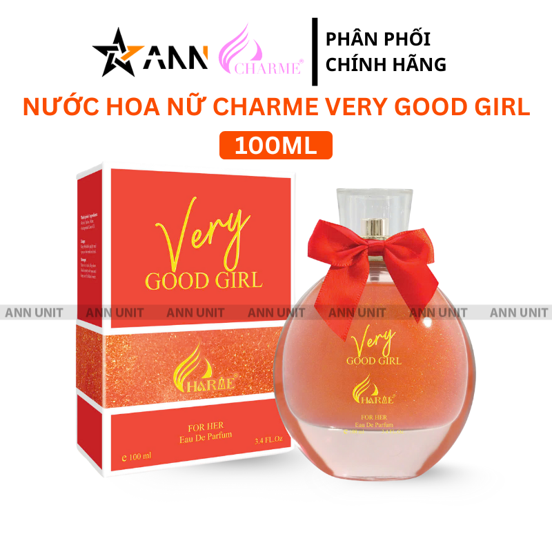 Nước Hoa Nữ Charme Very Good Girl Xịt Có Kim Tuyến 100ml