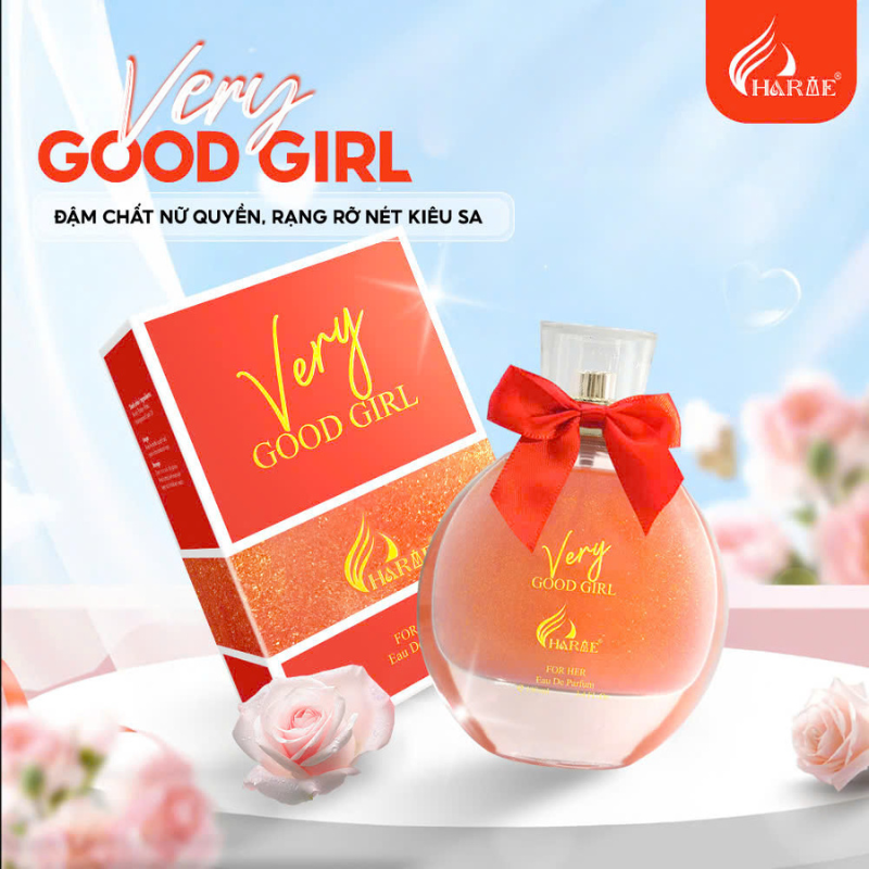 Nước Hoa Nữ Charme Very Good Girl Xịt Có Kim Tuyến 100ml