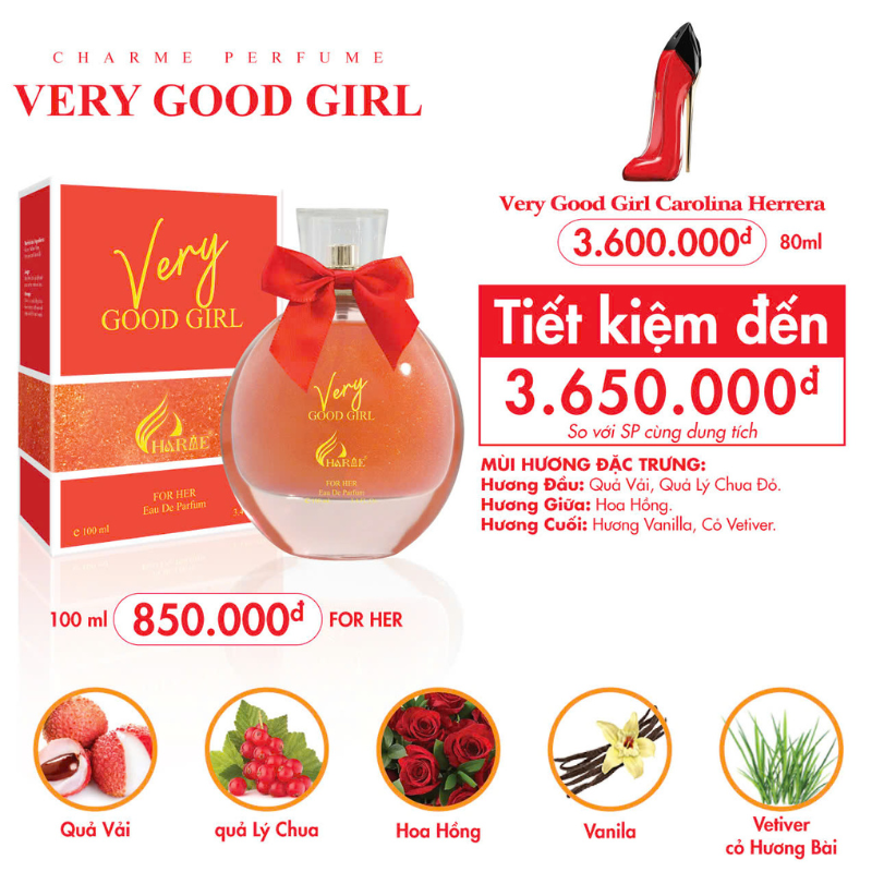 Chai và hộp sản phẩm với thiết kế tông đỏ cam nổi bật