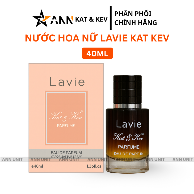 Hộp và chai 40ml với thông tin Eau De Parfum rõ trên bao bì