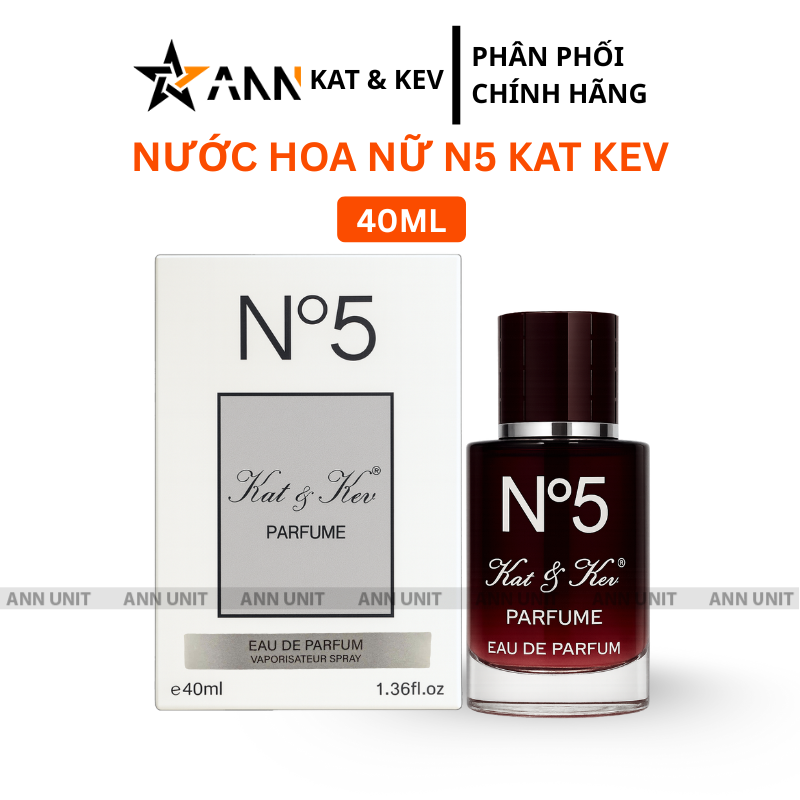 Hộp và chai nước hoa N5 dung tích 40ml