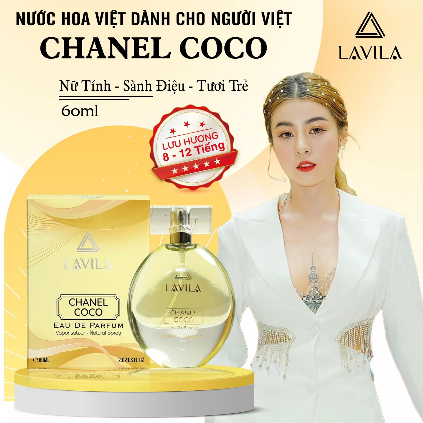 Nước hoa nữ Lavila Chanel Coco EDP 60ml
