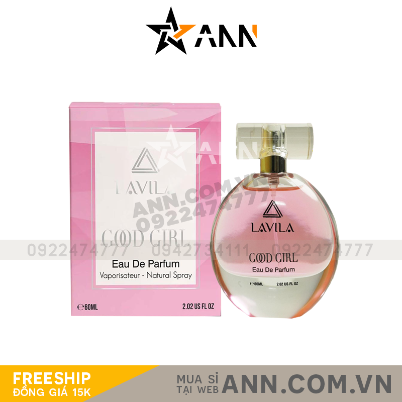 Nước Hoa Nữ Lavila Good Girl Eau De Parfum 60ml