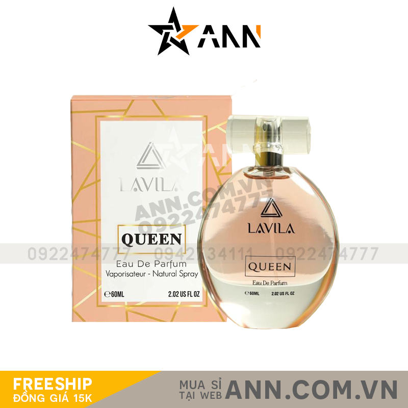 Nước Hoa Nữ Lavila Queen Eau De Parfum 60ml