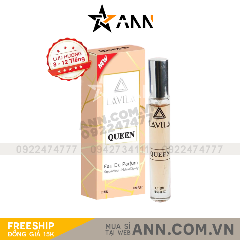 Nước Hoa Nữ Lavila Queen Eau De Parfum 15ml