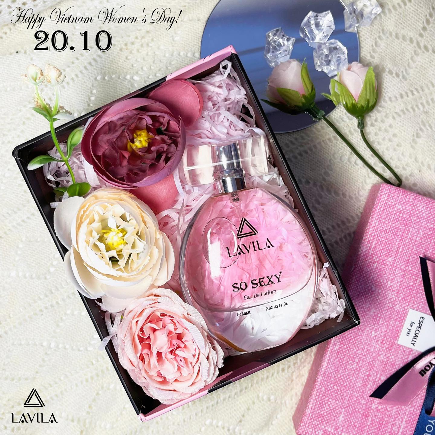 Thiết kế chai full size 60ml thực tế