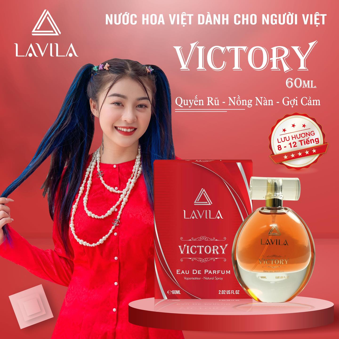 Nước Hoa Nữ Lavila Victory Eau De Parfum 60ml