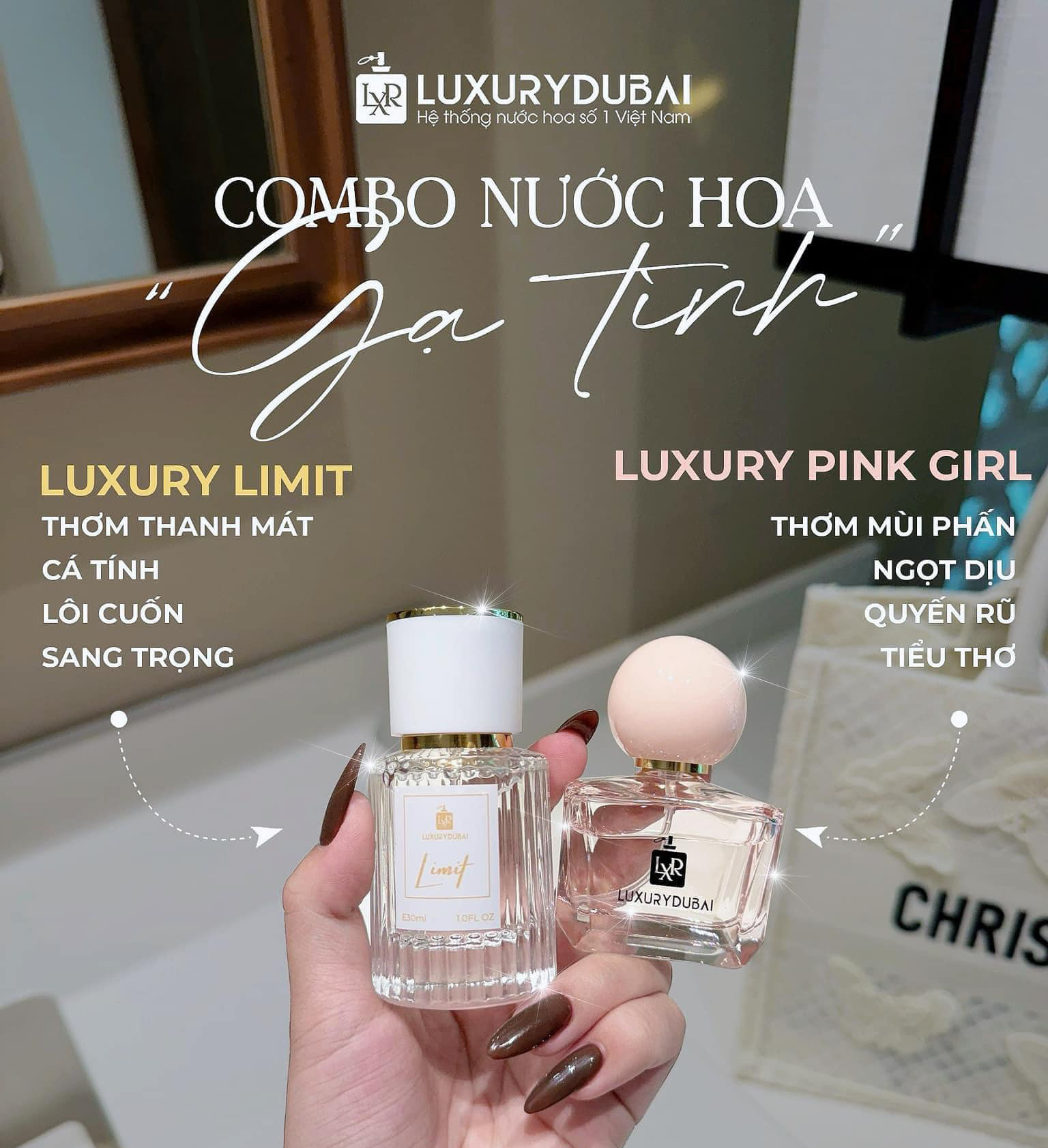Hình ảnh sản phẩm trong bộ sưu tập nước hoa nữ
