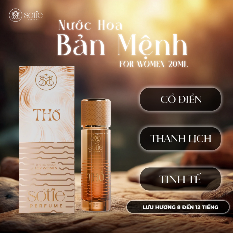 Thiết kế sản phẩm cùng thông tin phong cách cổ điển, thanh lịch, tinh tế
