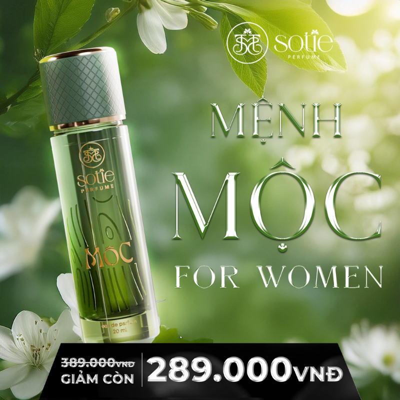 Nước Hoa Nữ Phong Thủy Mệnh Mộc Sotie Perfume For Women 20ml