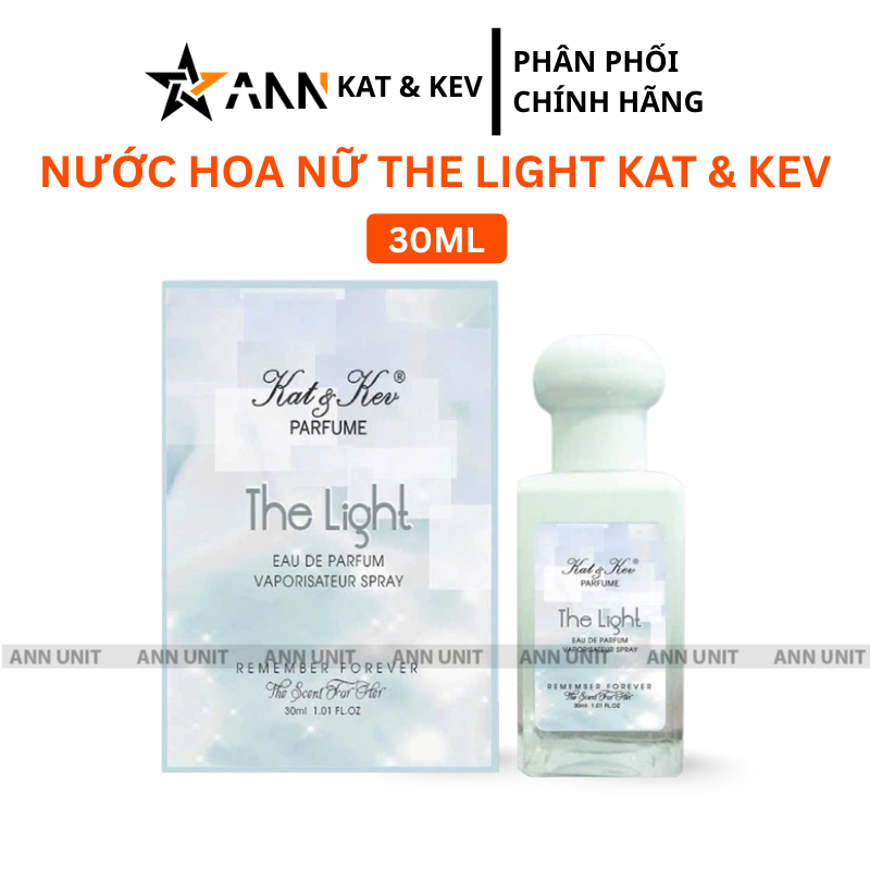 Hình ảnh chai và hộp dung tích 30ml của phiên bản The Light