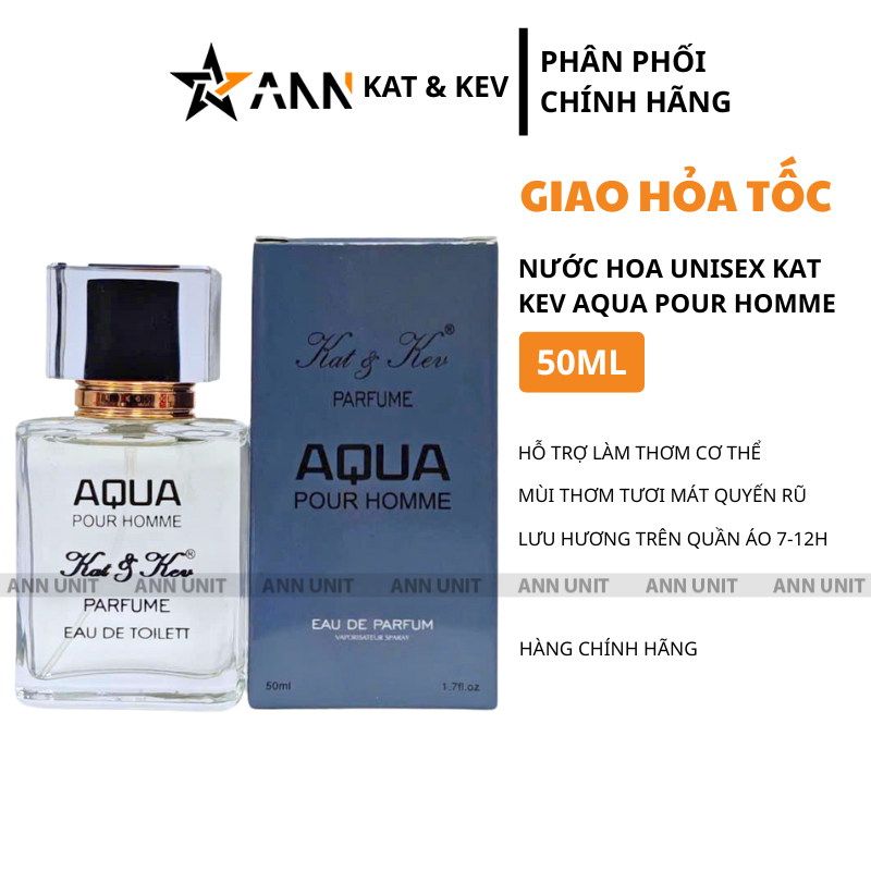 Nước Hoa Kat Kev Perfume Aqua Pour Homme Unisex 50ml