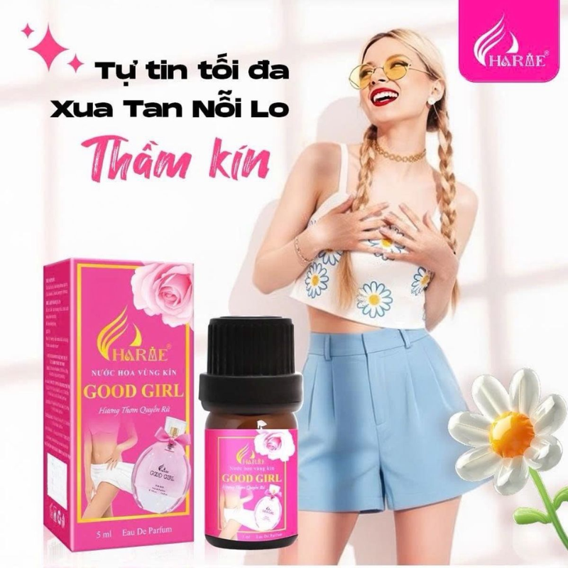 Thiết kế bao bì Good Girl tông hồng nổi bật