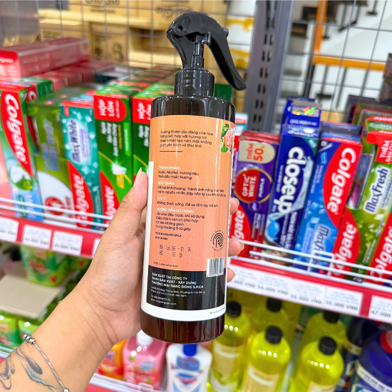 Nước Hoa Xịt Phòng Neo Aroma Hương Trà Hoa Hồng 500ml