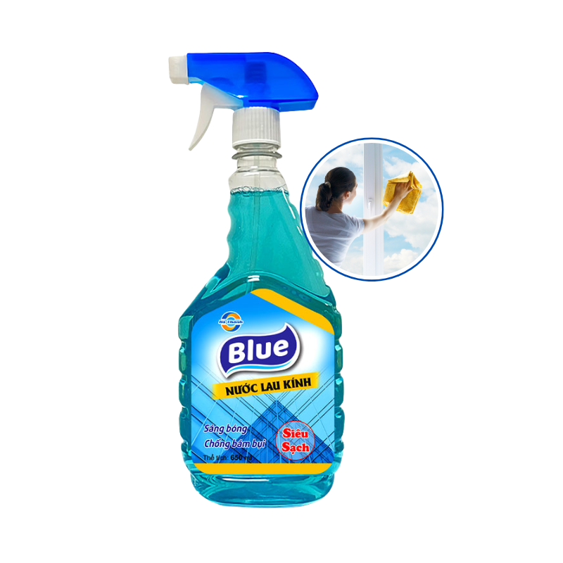 Nước Lau Kính Blue - Nước Làm Sạch Kính 650ml – một lựa chọn đáng tham khảo trong nước lau kính