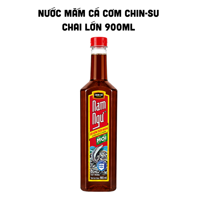 Nước Mắm Cá Cơm Nam Ngư CHIN-SU 900ml