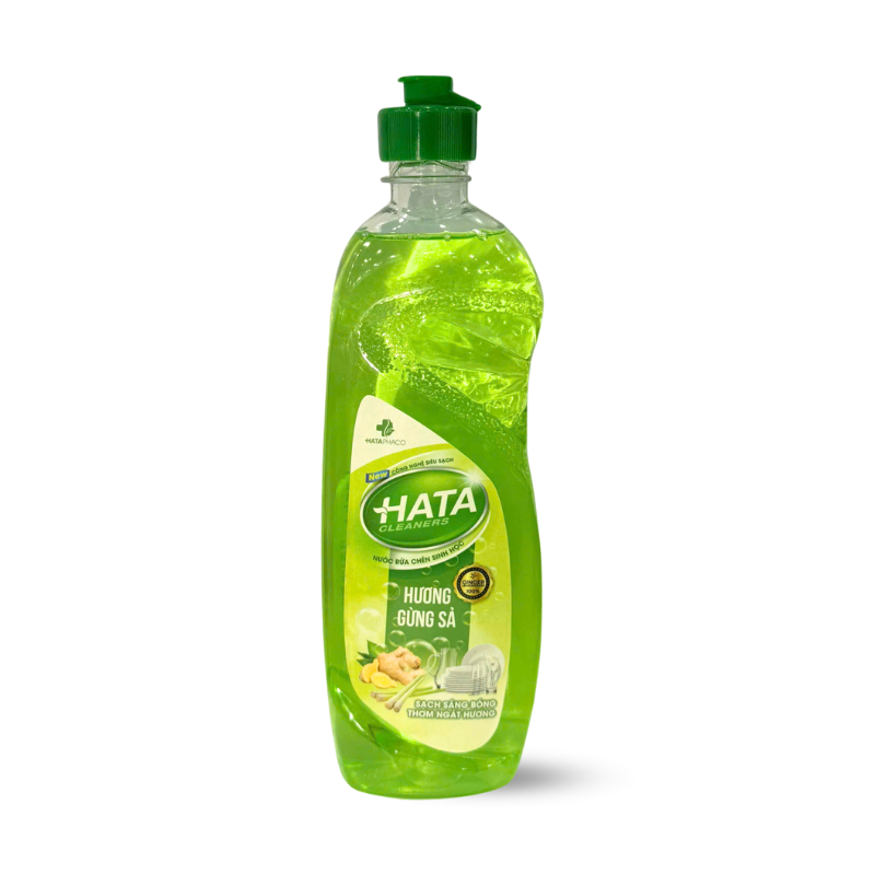 Nước Rửa Chén Sinh Học Hata Cleaners 400g - Nước Rửa Chén Hata Hương Gừng Sả – một lựa chọn đáng tham khảo trong Nước rửa chén, lau sàn, nước tẩy