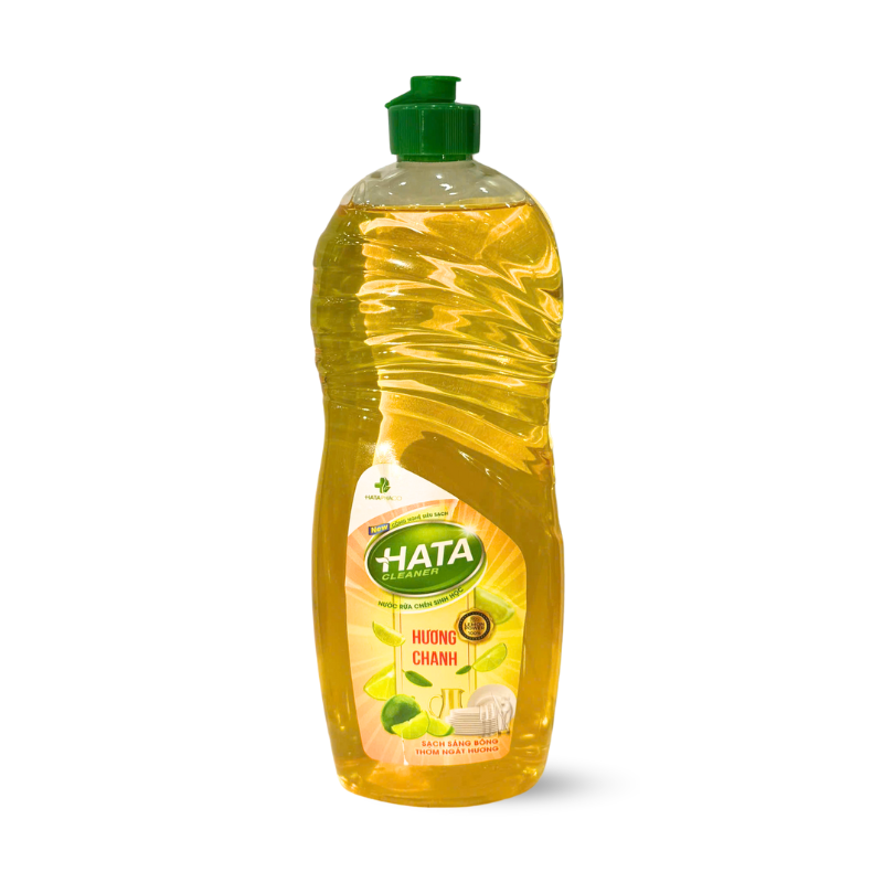 Hình ảnh Nước Rửa Chén Sinh Học Hata Cleaners 780g - Nước Rửa Chén Hata Hương Chanh trong bộ sưu tập Nước rửa chén, lau sàn, nước tẩy
