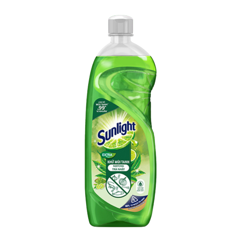 Nước Rửa Chén Sunlight Extra Khử Mùi Tanh Hương Matcha Trà Nhật 750ml phù hợp để tham khảo khi chọn Sunlight