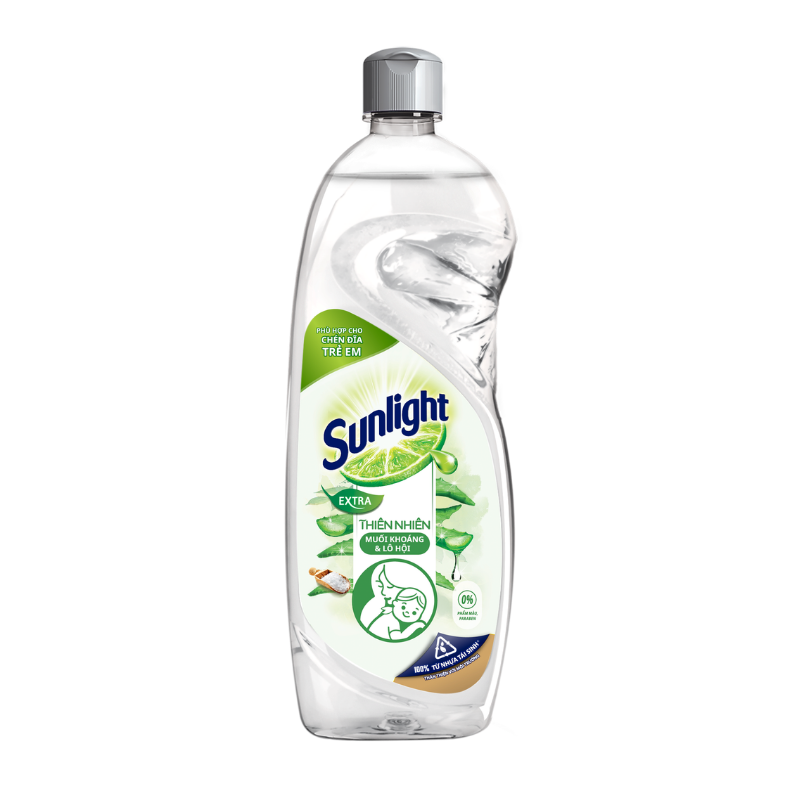 Nước Rửa Chén Sunlight Thiên Nhiên Muối Khoáng & Lô Hội 750ml – một lựa chọn đáng tham khảo trong Khăn giấy, khăn lau nhà, túi đựng rác