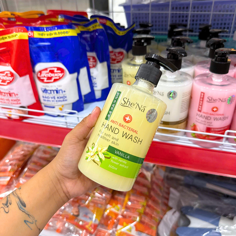 Chai vòi pump phù hợp đặt tại khu vực rửa tay