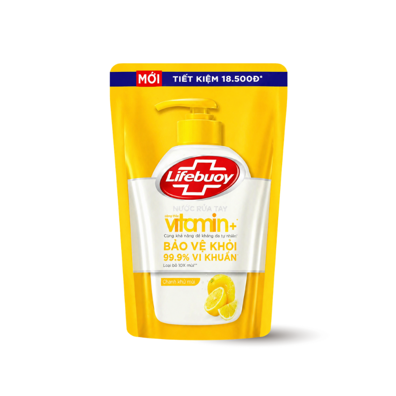 Khám phá Nước Rửa Tay LIFEBUOY Chanh Khử Mùi Túi 400g - Túi Vàng thuộc nhóm lifebuoy