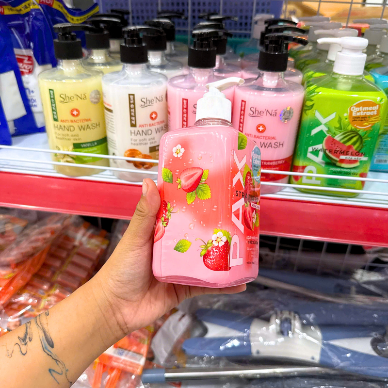 Nước Rửa Tay PAX Hương Dâu 600ml