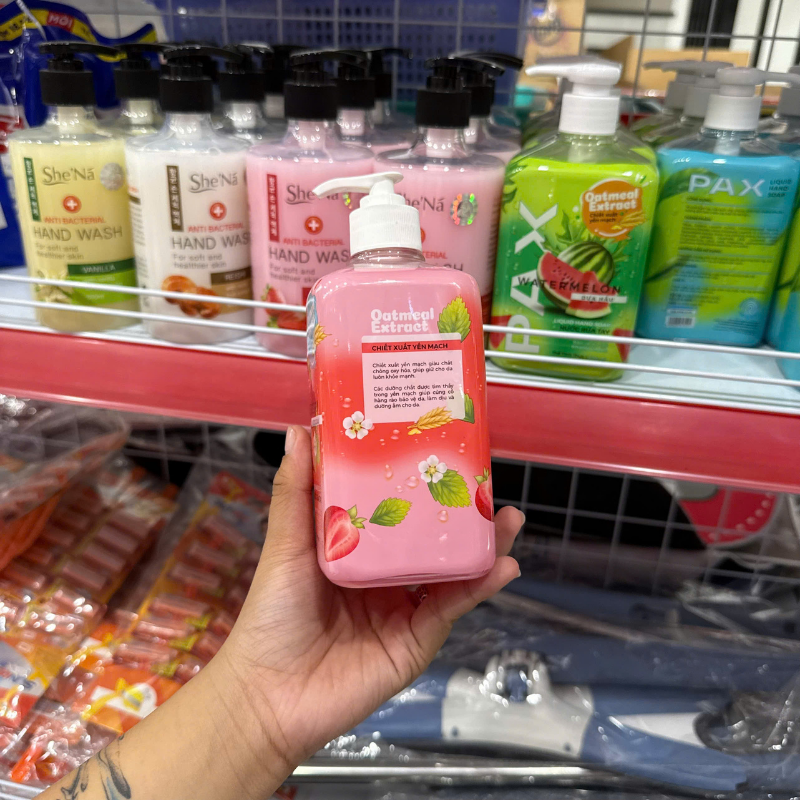 Thông tin chiết xuất yến mạch trên thân chai