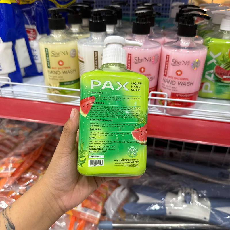 Nước Rửa Tay PAX Hương Dưa Hấu 600ml