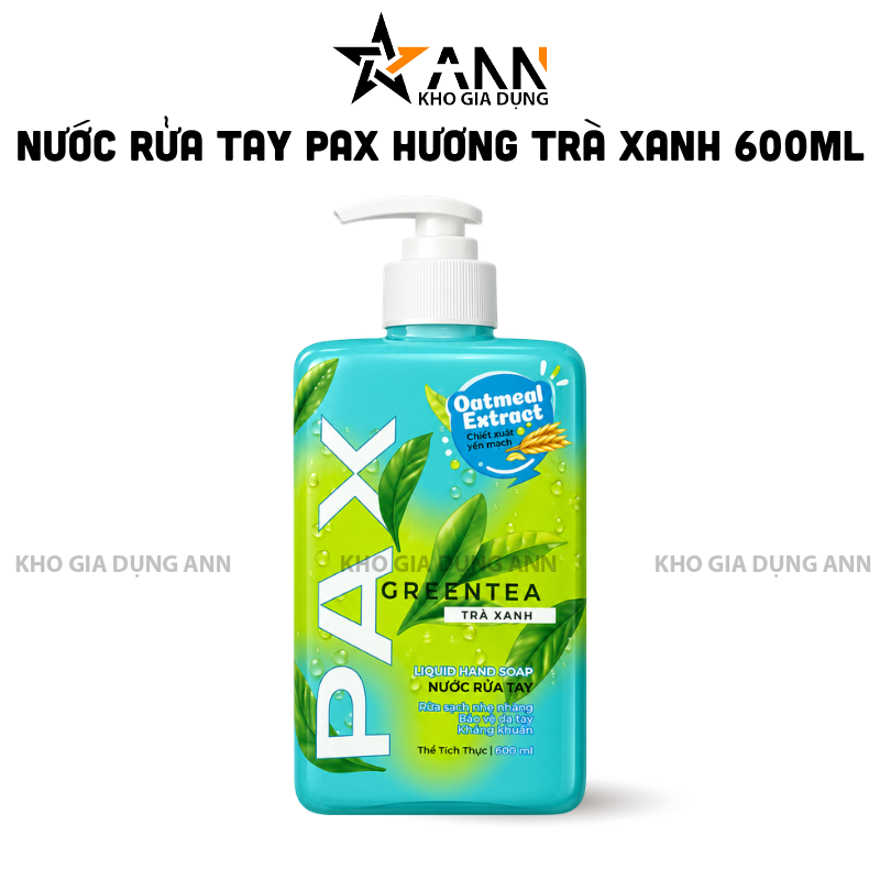 Nước Rửa Tay PAX Hương Trà Xanh 600ml