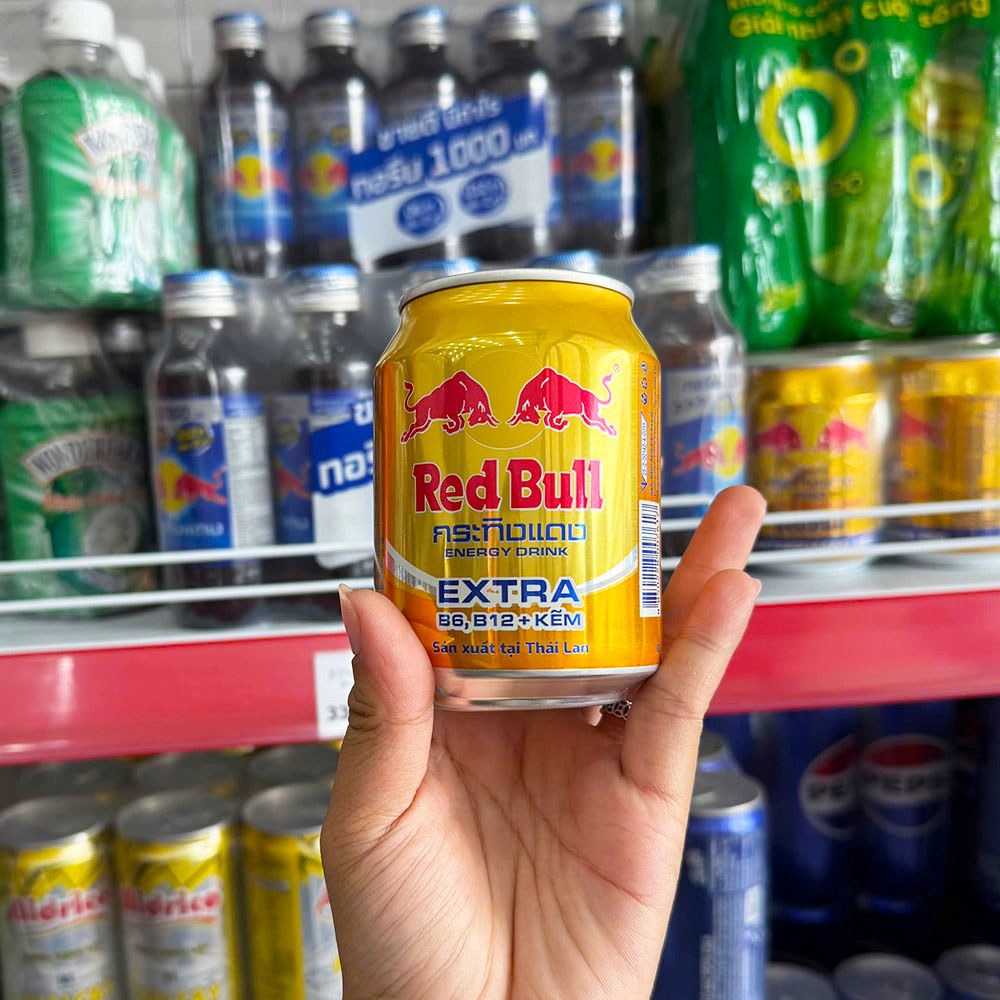 Nước Tăng Lực Red Bull Extra B6 B12 Zinc Thái Lan 250ml