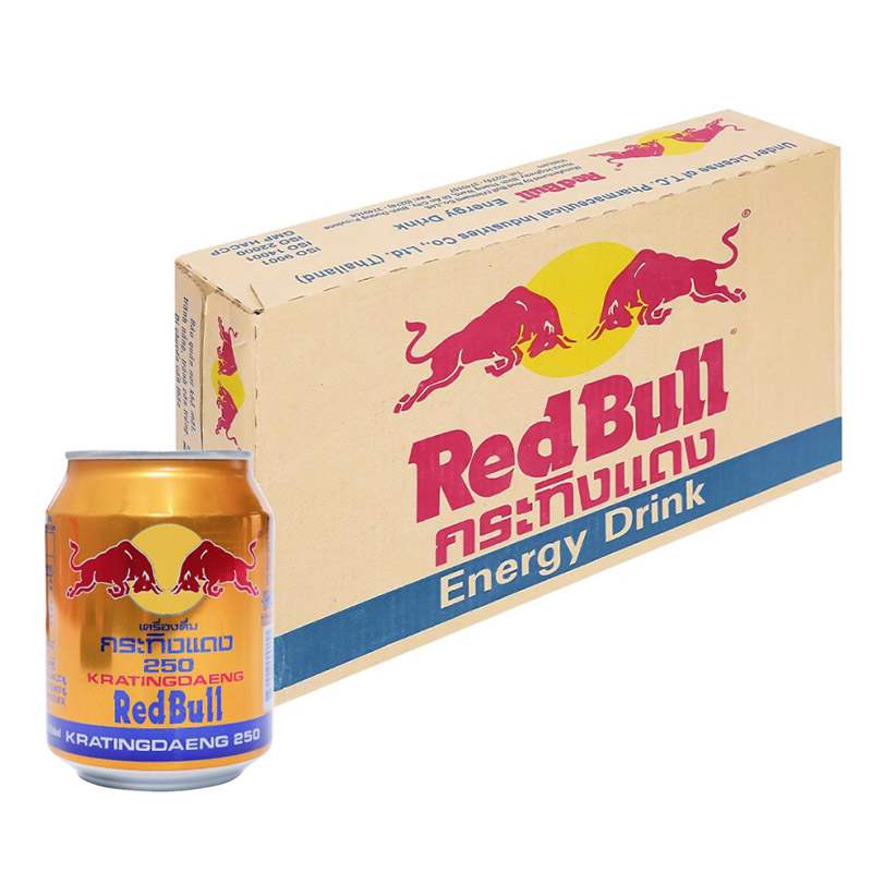 Hình ảnh Nước Tăng Lực RED BULL Việt Nam Thùng 24 Lon (250ml/Lon) trong bộ sưu tập nước tăng lực redbull
