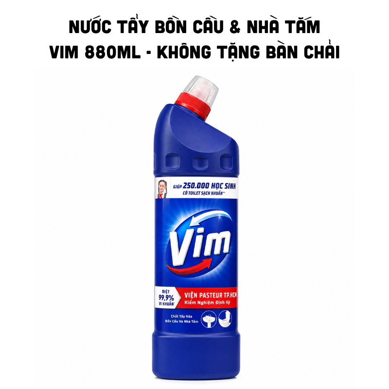 Nước Tẩy Bồn Cầu & Nhà Tắm Vim 880ml