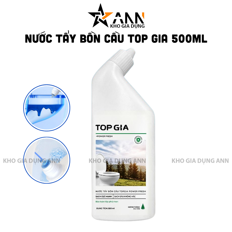 Hình chụp sản phẩm và dung tích 500ml trên bao bì