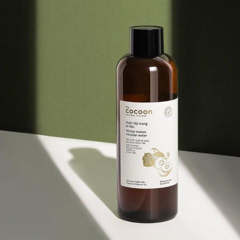Nước tẩy trang bí đao Cocoon dành cho da dầu mụn 500ml