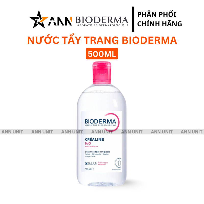 Hình chai 500ml với nắp hồng đặc trưng
