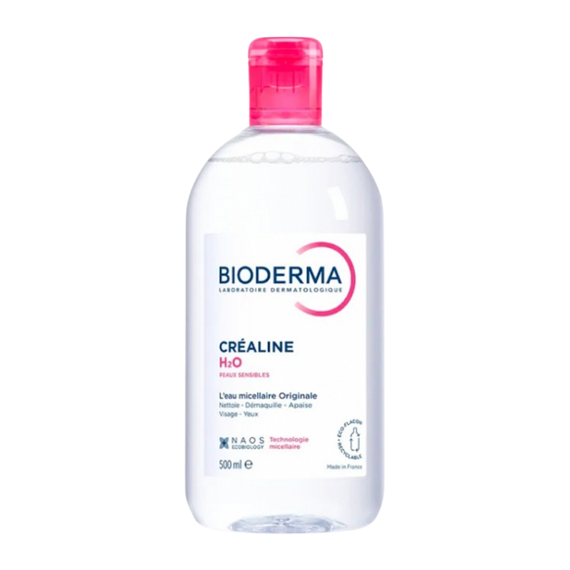 Cận cảnh nhãn Créline H2O, Visage - Yeux và Made in France