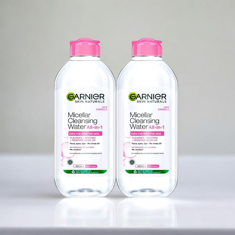 Nước Tẩy Trang Garnier Micellar Cleansing Water All-in-1 Cho Da Nhạy Cảm 400ml