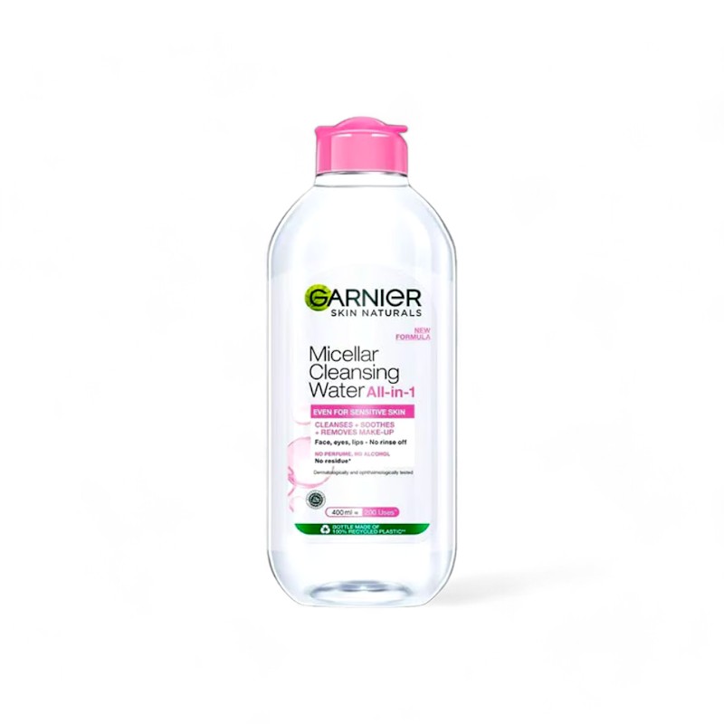 Khám phá Nước Tẩy Trang Garnier Nắp Hồng Micellar Cleansing Water Cho Da Nhạy Cảm 400ml thuộc nhóm Nước tẩy trang, toner, nước cân bằng da