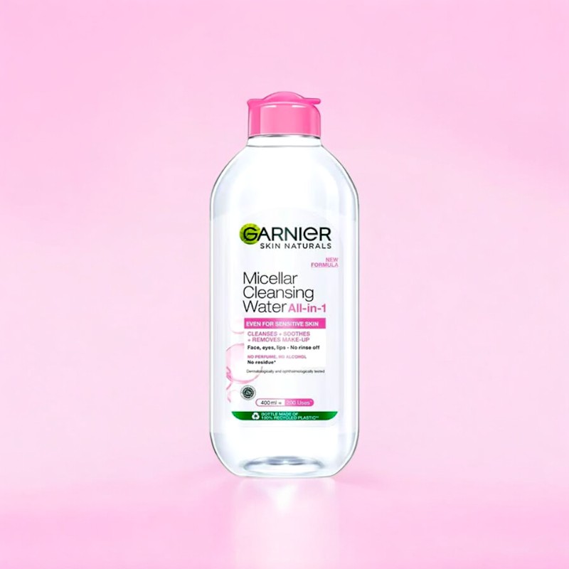 Nước Tẩy Trang Garnier Micellar Cleansing Water All-in-1 Cho Da Nhạy Cảm 400ml