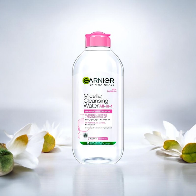 Nước Tẩy Trang Garnier Micellar Cleansing Water All-in-1 Cho Da Nhạy Cảm 400ml
