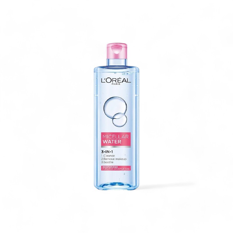 Nước Tẩy Trang Loreal Paris Màu Hồng Dưỡng Ẩm Micellar Water Moisturing 400ml phù hợp để tham khảo khi chọn tẩy trang l oreal